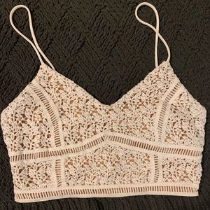 Kendal & Kylie crochet bralette.